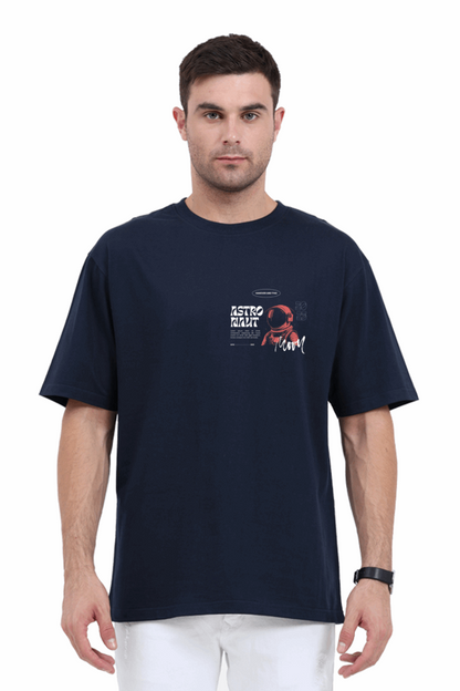 Astronaut Premium Oversized Men's Round Neck Pure Cotton T-Shirt