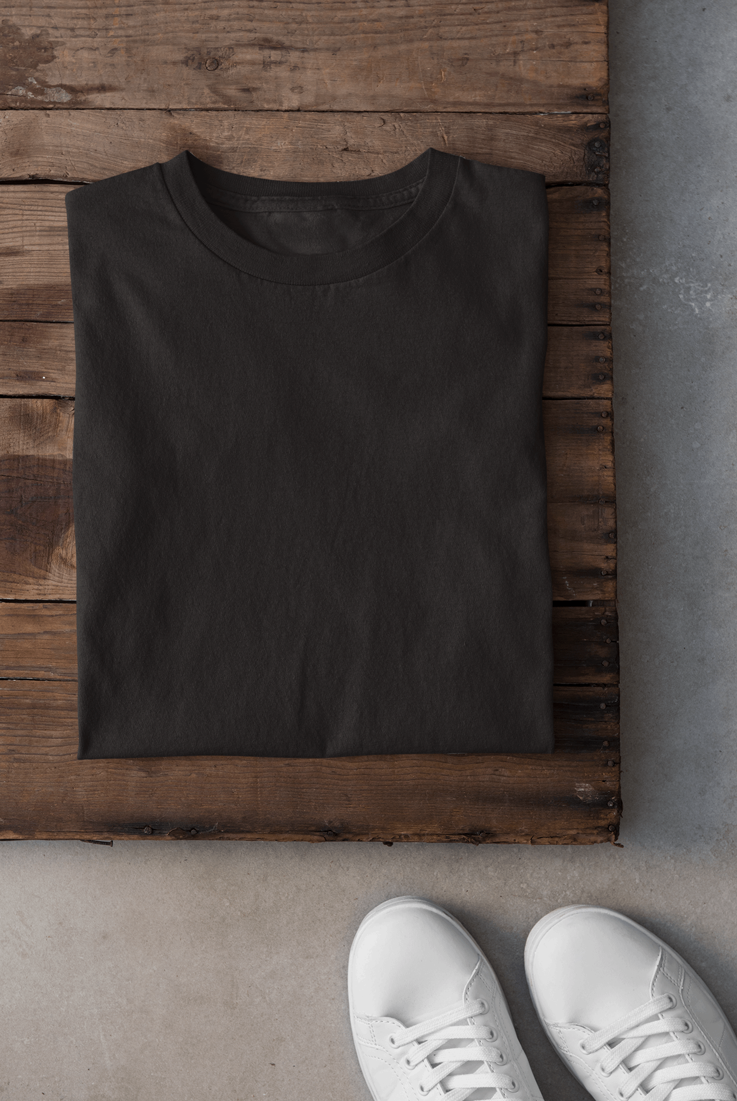 Coffee Brown Men's Pure Cotton Round Neck Plain T-Shirt (Regular Fit)