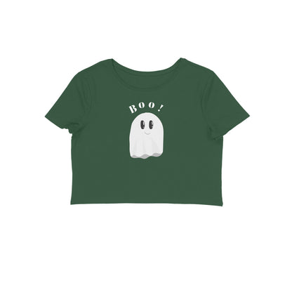 Boo Graphic Crop Top